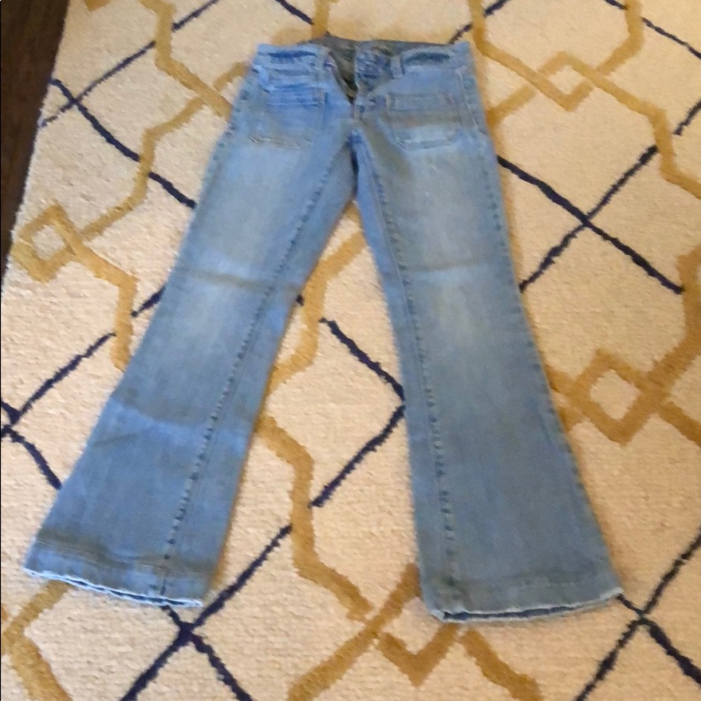 American Eagle, light wash, jeans